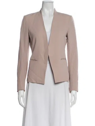 Pre-owned Theory Virgin Wool Blazer In Pink
