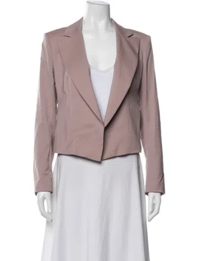 Pre-owned Theory Virgin Wool Blazer In Pink