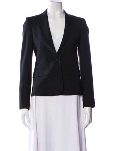 Pre-owned Theory Virgin Wool Blazer In Pink