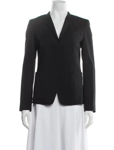 Pre-owned Theory Virgin Wool Blazer W/ Tags In Black