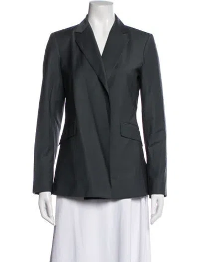 Pre-owned Theory Virgin Wool Blazer W/ Tags In Grey
