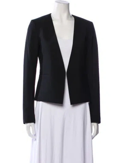 Pre-owned Theory Virgin Wool Evening Jacket In Black