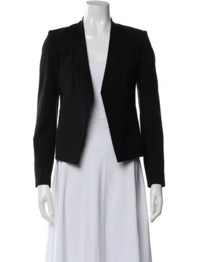 Pre-owned Theory Virgin Wool Evening Jacket In Black