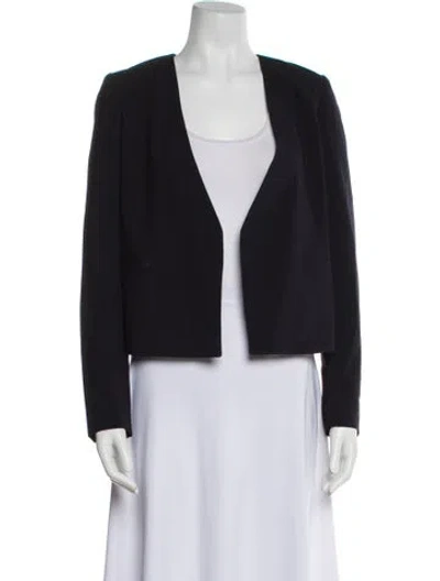 Pre-owned Theory Virgin Wool Evening Jacket In Blue