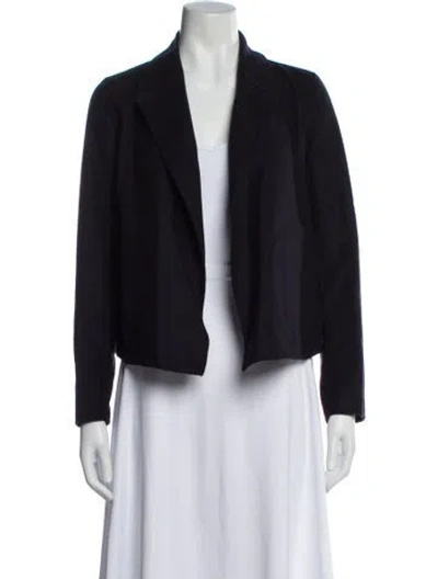 Pre-owned Theory Virgin Wool Evening Jacket W/ Tags In Blue