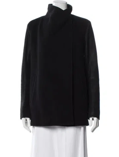 Pre-owned Theory Virgin Wool Jacket In Black