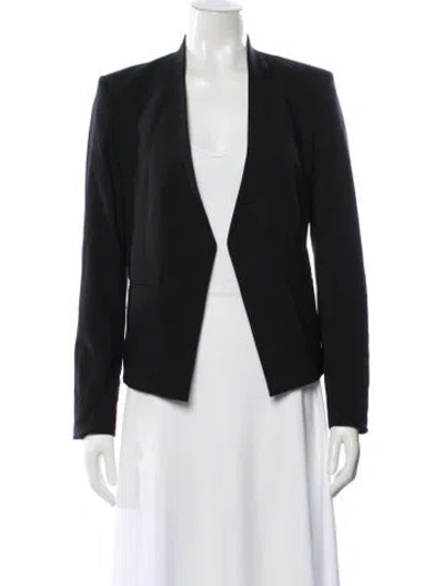 Pre-owned Theory Virgin Wool Jacket In Black
