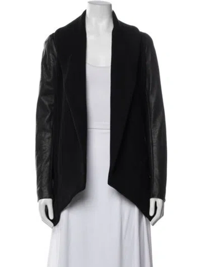 Pre-owned Theory Virgin Wool Jacket In Black