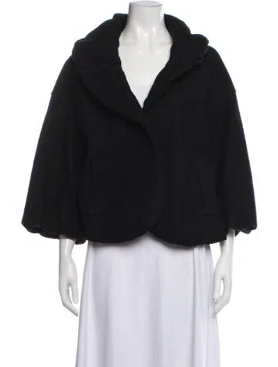 Pre-owned Theory Virgin Wool Jacket In Black