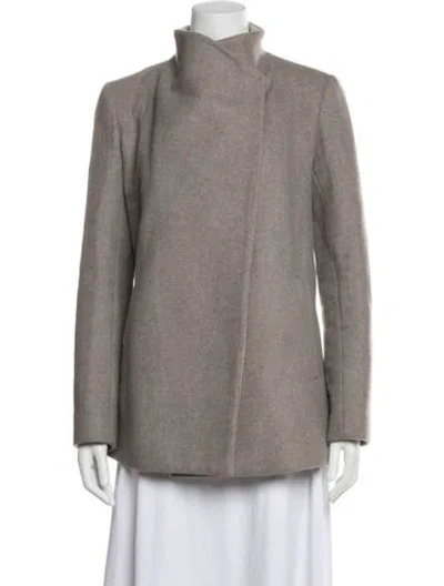 Pre-owned Theory Virgin Wool Jacket In Grey