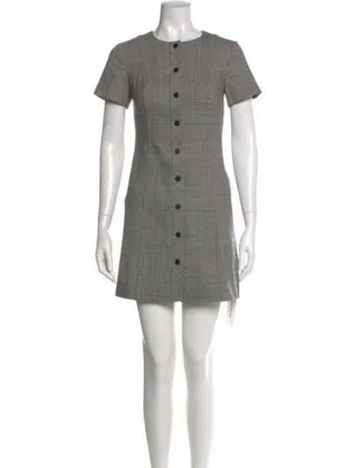 Pre-owned Theory Virgin Wool Mini Dress