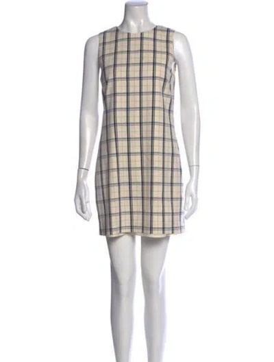 Pre-owned Theory Virgin Wool Mini Dress