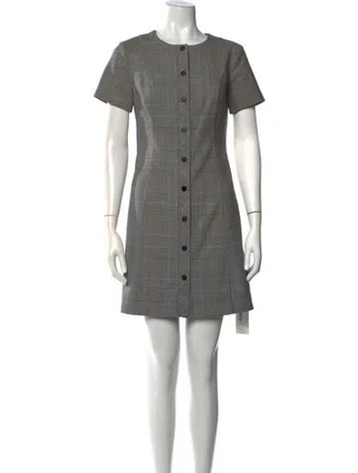 Pre-owned Theory Virgin Wool Mini Dress