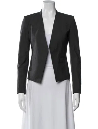 Pre-owned Theory Virgin Wool Pantsuit In Gray