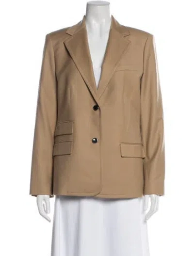 Pre-owned Theory Virgin Wool Pantsuit In Neutral