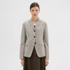 Theory Virgin Wool Slim Fit Blazer In Willow