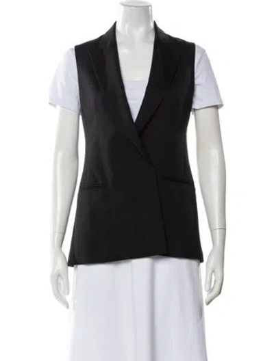 Pre-owned Theory Virgin Wool Vest In Gray