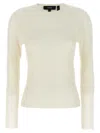 Theory Viscose Linen Sweater In Neutral