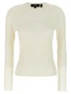Theory Viscose Linen Sweater In Neutral