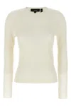Theory Viscose Linen Sweater In Neutral