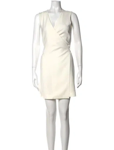 Pre-owned Theory V-neck Jumpsuit In Neutral