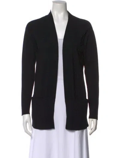 Pre-owned Theory V-neck Sweater In Black