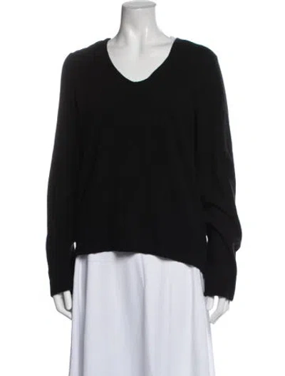 Pre-owned Theory V-neck Sweater In Blue