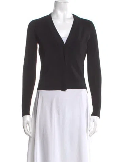 Pre-owned Theory V-neck Sweater In Gray