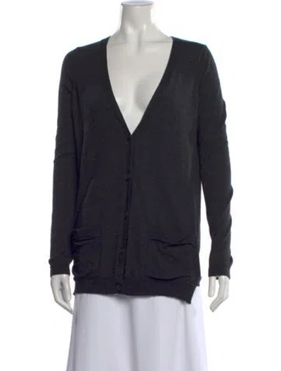 Pre-owned Theory V-neck Sweater In Multi