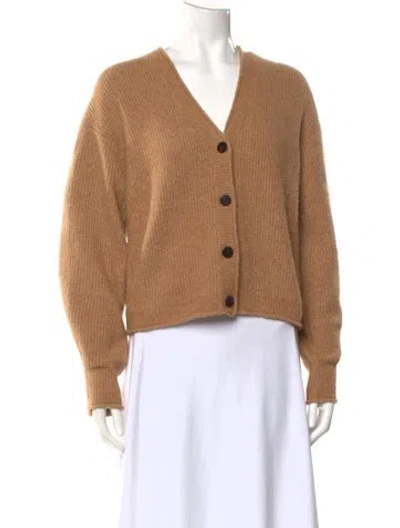 Pre-owned Theory V-neck Sweater In Neutral