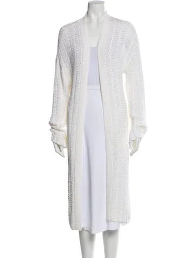 Pre-owned Theory V-neck Sweater In Neutral