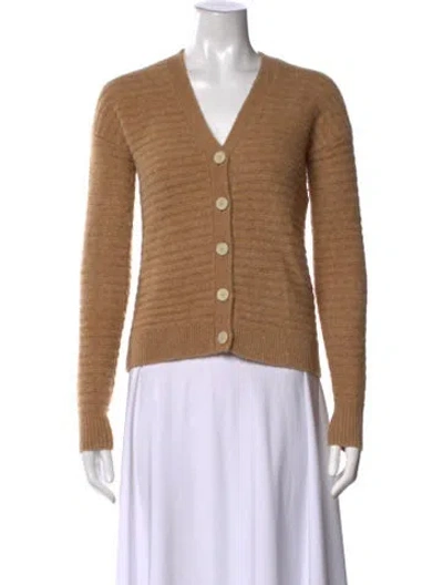 Pre-owned Theory V-neck Sweater In Neutrals
