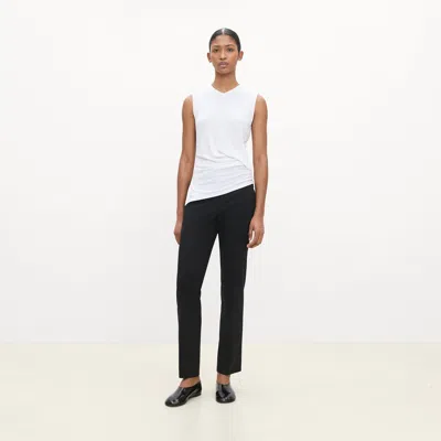 THEORY V-NECK TANK TOP IN SOFT RIB