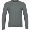 Theory Waffle-knit Sweater In Grey Cotton In Gray