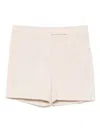 Theory Shorts Mit Taillenriemen In Nude