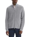 Theory Walton Full Zip Sweater In Breach In Medium Gray Heather