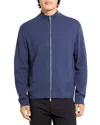 Theory Walton Textured Sweater Jacket In Blue