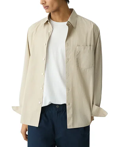 Theory Weekend Shirt In Cotton In Neutral