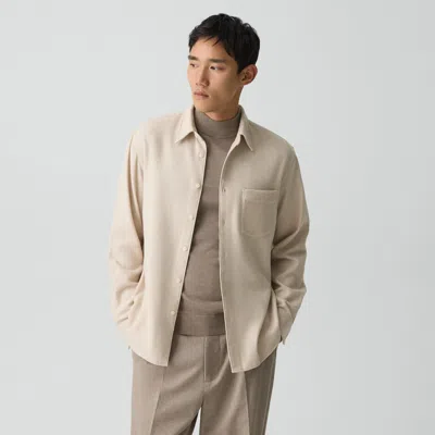 Theory Weekend Shirt In Cotton Flannel