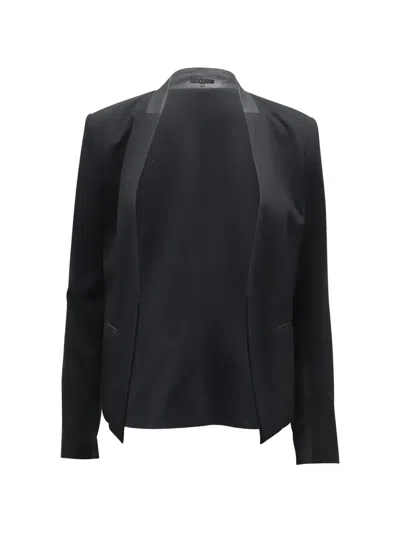 Pre-owned Theory Welt-pocket Jacket In Black