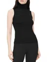 Theory Wendel Turtleneck Top In Black