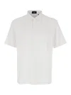 Theory White Polo Shirt With Button Closure In White