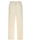 Theory White Relax Pants In White