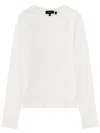 Theory White Solid Crew Neck T-shirt In Neutral