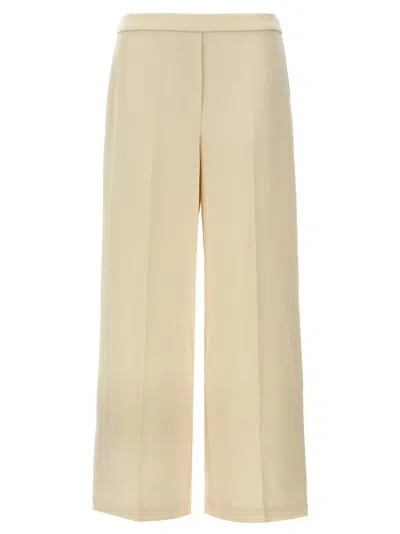 THEORY WHITE WIDE PULL ON PANTS