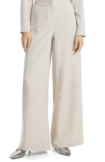 THEORY WIDE LEG CARGO PANTS