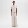 Theory Wide-leg Carpenter Pant In Fluid Twill In New Sand