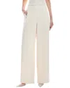 Theory Double Pleated Straight Pants In White