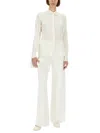 Theory Tailored Wide Leg Pants With High Waist