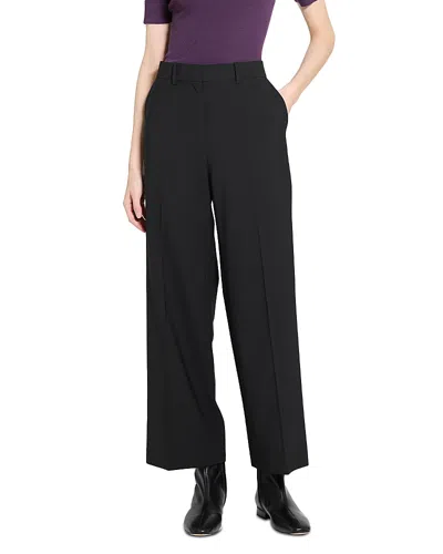 Theory Wide Leg Pants In Black